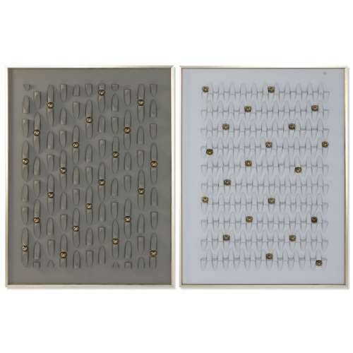 Slika Home ESPRIT Zelena Siva Apstraktno gradski 90 x 3,5 x 120 cm (2 kom.) Cijena