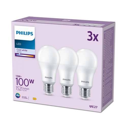 LED žarulja Philips A67 Bijela E 100 W E27 3 kom. (4000 K) Cijena