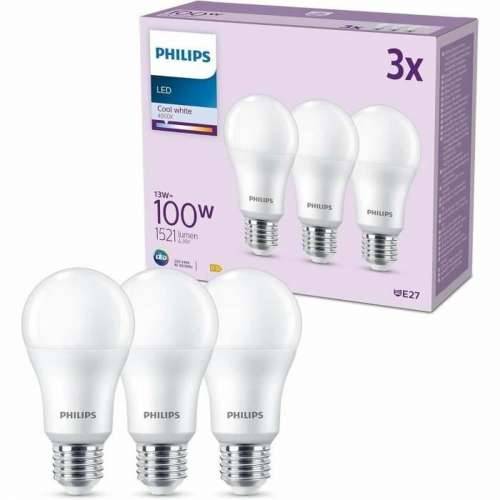 LED žarulja Philips A67 Bijela E 100 W E27 3 kom. (4000 K) Cijena
