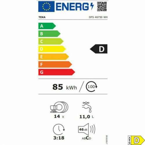 Perilica posuđa Teka DFS 46750 Bijela 60 cm Cijena