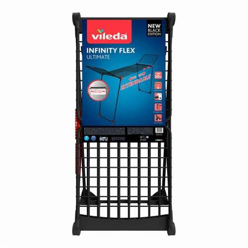 Stalak za Sušenje Odjeće Vileda infinity flex ultimate extensible Mat crna 30 m Cijena