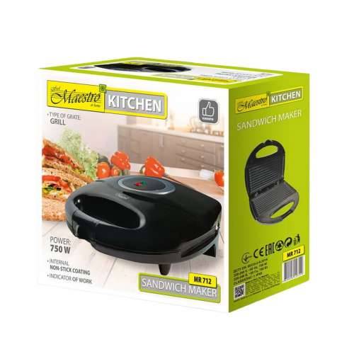 Aparat za sendviče Feel Maestro MR-712 Crna 750 W Cijena