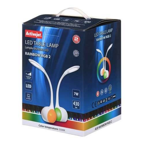Stolna svjetiljka Activejet AJE-RAINBOW 2 Bijela 7 W 430 Lm Cijena