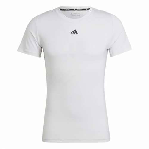 Muška Majica Kratkih Rukava Adidas Techfit Training Bijela Cijena