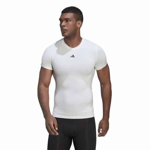Muška Majica Kratkih Rukava Adidas Techfit Training Bijela Cijena
