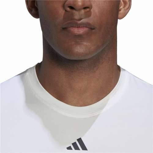 Muška Majica Kratkih Rukava Adidas Techfit Training Bijela Cijena