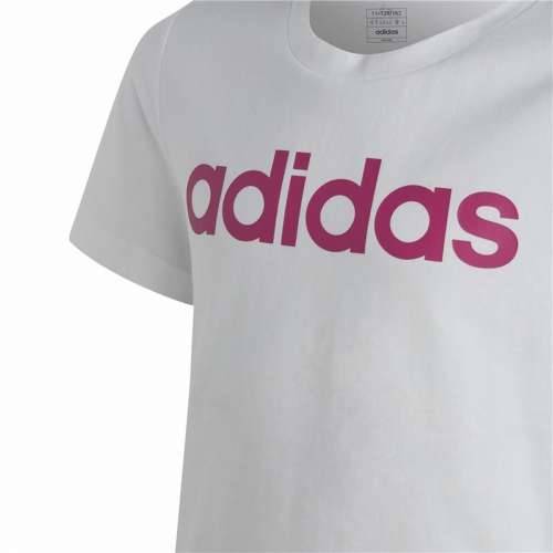 Dječje Majica Kratkih Rukava Adidas Essentials Bijela Cijena