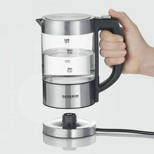 Kuhalo Severin WK 3458 Crna Nehrđajući Čelik 1100 W 500 ml Cijena