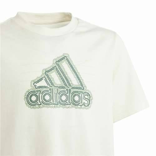 Majica Kratkih Rukava Adidas Table Growth Bež Cijena