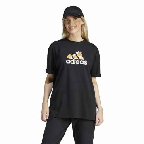 Ženska Majica Kratkih Rukava Adidas Flower Pack Bos Crna Cijena