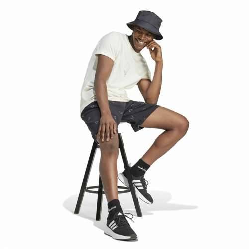 Muška Majica Kratkih Rukava Adidas Molded Linear Bijela Prirodno Cijena