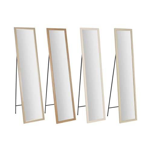Dugo ogledalo Home ESPRIT Bijela Smeđa Bež Siva 35,5 x 40 x 155 cm (4 kom.) Cijena