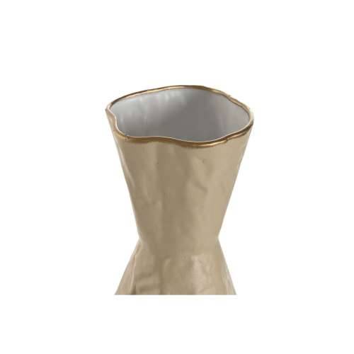 Set od 2 Vaze Home ESPRIT Bež Svijetlo smeđi Metal 13,5 x 13,5 x 71 cm (2 Dijelovi) Cijena