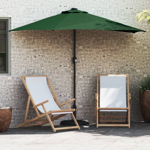 Vrtni suncobran Half s aluminijskim stubom Zeleni 294 cm Cijena