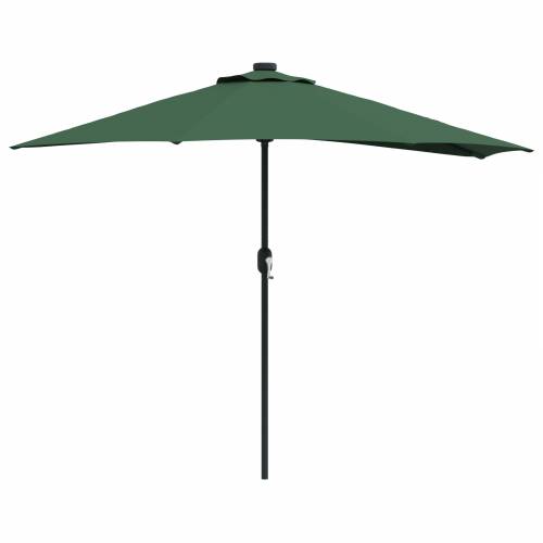 Vrtni suncobran Half s aluminijskim stubom Zeleni 294 cm Cijena