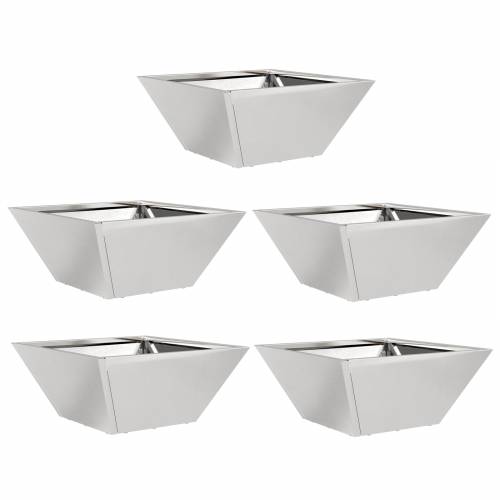 Vrtne Zdjela Sadilice 5 kom 35x35x15 cm Nehrđajući Čelik Cijena