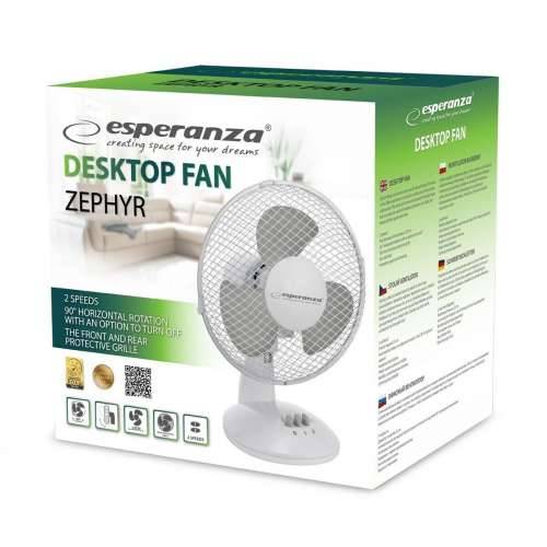Stolni Ventilator Esperanza EHF004WE Bijela Siva 30 W Cijena