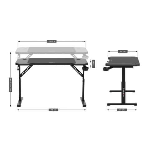 Pisaći stol Huzaro HZ-Hero 2.6 Black Cijena