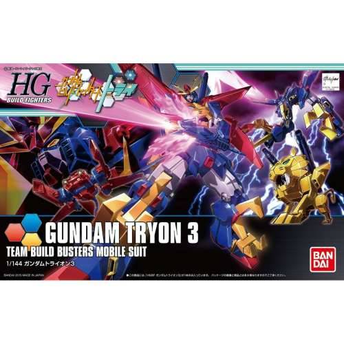 Figura za zbirku Bandai HGBF 1/144 GUNDAM TRYON 3 Plastika Animirani i anime Cijena