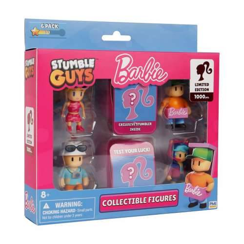 Figura za zbirku Bandai STUMBLE GUYSxBARBIE FIGURES 6 PACK DELUXE BOX VER.A Pisana Plastika Animirani i anime (6 Dijelovi) (6 ko Cijena