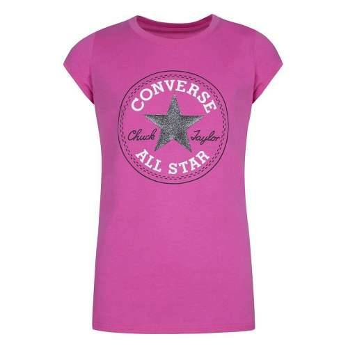 Dječje Majica Kratkih Rukava Converse CHUCK PATCH TEE 468992 A3J Roza Cijena
