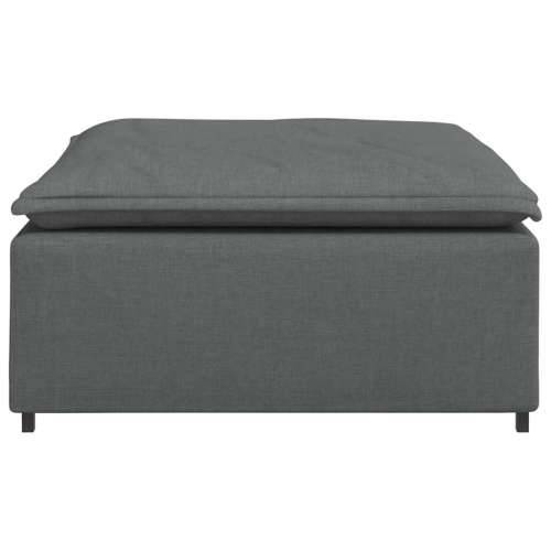 Modularni kauč s podnožjem, tamno sivi 100x100x48 cm - Tamno siva tabure Cijena