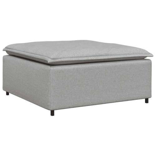Modularni kauč s podnožjem, sivo-plavi 100x100x48 cm - Oblačnosiva tabure Cijena