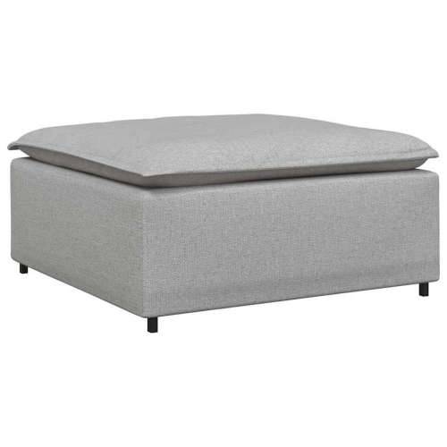 Modularni kauč s podnožjem, sivo-plavi 100x100x48 cm - Oblačnosiva tabure Cijena
