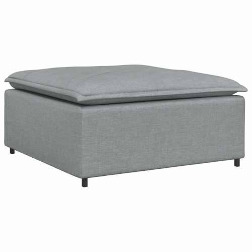Modularni kauč s podnožjem, svijetlo sivi 100x100x48 cm - Svjetlosiva tabure Cijena