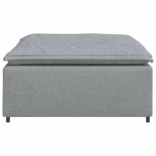 Modularni kauč s podnožjem, svijetlo sivi 100x100x48 cm - Svjetlosiva tabure Cijena