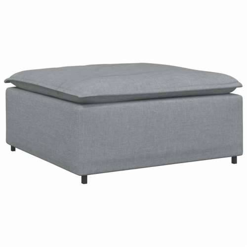 Modularni kauč s podnožjem, svijetlo sivi 100x100x48 cm - Svjetlosiva tabure Cijena