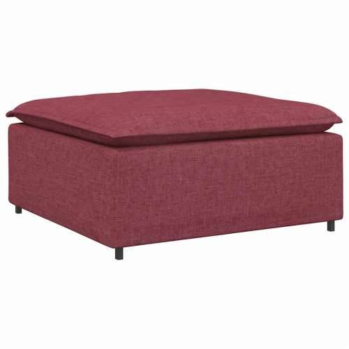 Modularni kauč s podnožjem, modul, vino crvene boje 100x100x48 cm - boja crnog vina tabure Cijena