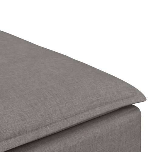 Modularni kauč s podnožjem, sivo-smeđi 100x100x48 cm - Sivo-smeđa tabure Cijena