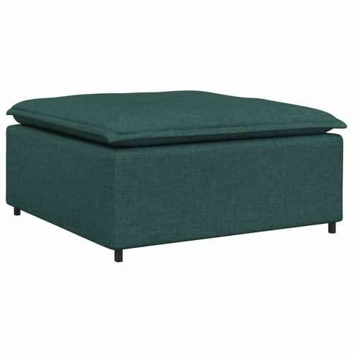 Modularni kauč s podnožjem, tamnozeleni 100x100x48 cm - Tamnozelena tabure Cijena