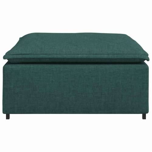 Modularni kauč s podnožjem, tamnozeleni 100x100x48 cm - Tamnozelena tabure Cijena