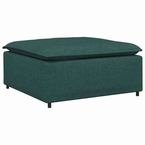 Modularni kauč s podnožjem, tamnozeleni 100x100x48 cm - Tamnozelena tabure Cijena