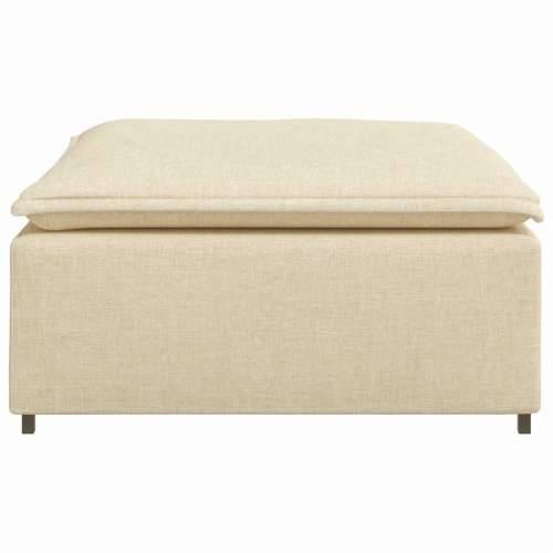 Modularni kauč s podnožjem, krem 100x100x48 cm - Krema tabure Cijena