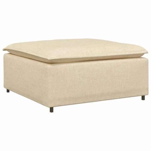 Modularni kauč s podnožjem, krem 100x100x48 cm - Krema tabure Cijena