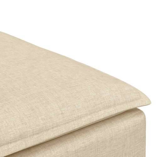 Modularni kauč s podnožjem, krem 100x100x48 cm - Krema tabure Cijena