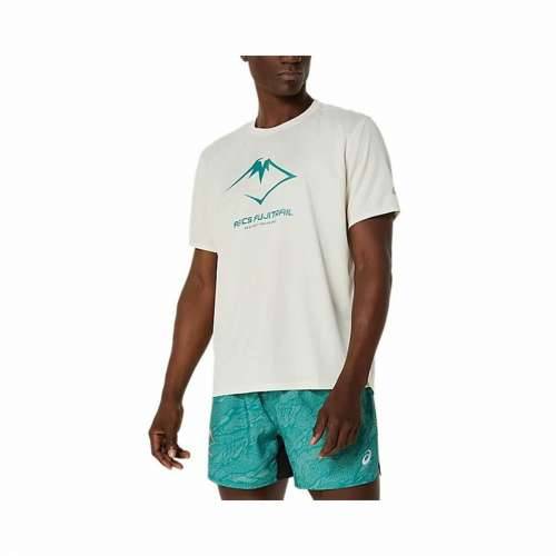 Muška Majica Kratkih Rukava Asics Fujitrail Logo Ss Top Bijela Cijena