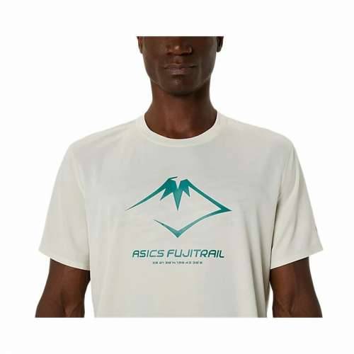Muška Majica Kratkih Rukava Asics Fujitrail Logo Ss Top Bijela Cijena