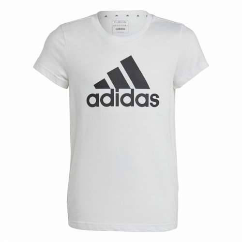 Dječje Majica Kratkih Rukava Adidas Essentials Bijela Cijena