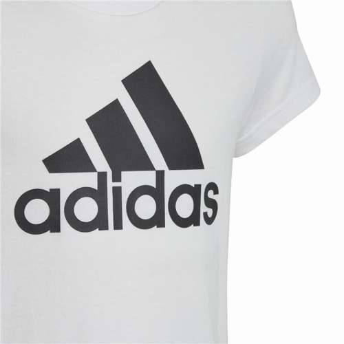 Dječje Majica Kratkih Rukava Adidas Essentials Bijela Cijena