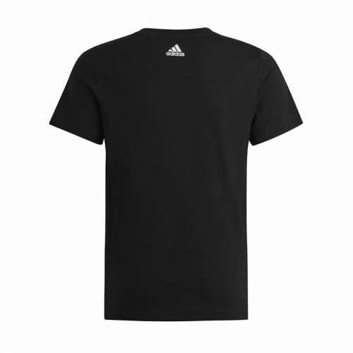 Dječje Majica Kratkih Rukava Adidas Essentils Logo Linear Crna Cijena