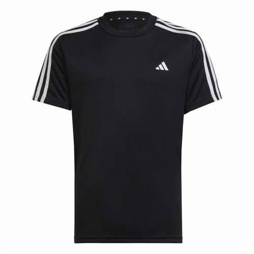 Dječja Majica Kratkih Rukava Adidas Essentials 3S Crna Cijena