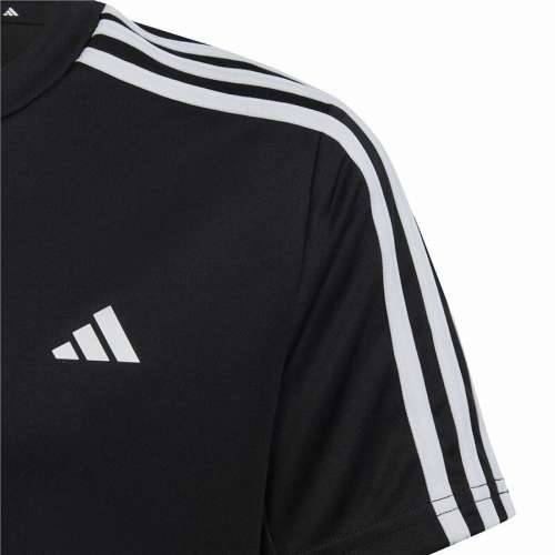 Dječja Majica Kratkih Rukava Adidas Essentials 3S Crna Cijena