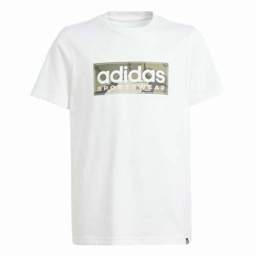 Dječja Majica Kratkih Rukava Adidas B Camo Lin Bijela Cijena