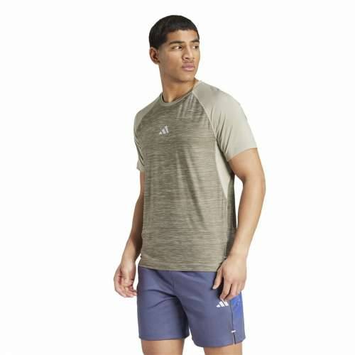 Muška Majica Kratkih Rukava Adidas Gym+ 3 Bandas Smeđa Cijena