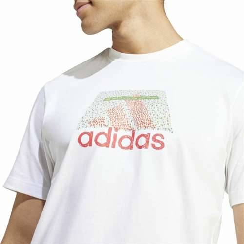 Muška Majica Kratkih Rukava Adidas Codes Bos Graphic Bijela Cijena