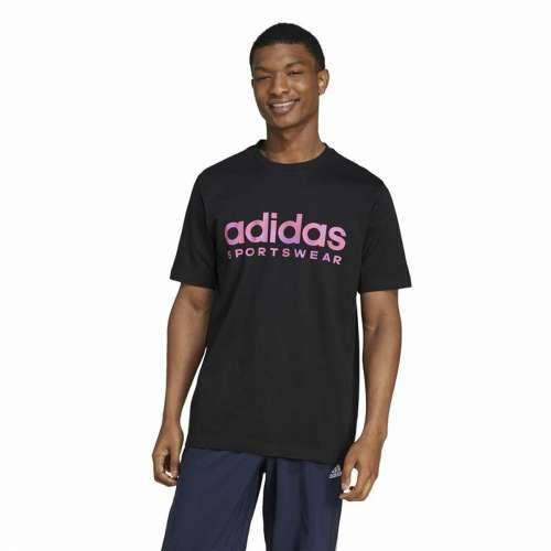 Muška Majica Kratkih Rukava Adidas House Of Tiro Summer Linear Graphic Crna Cijena